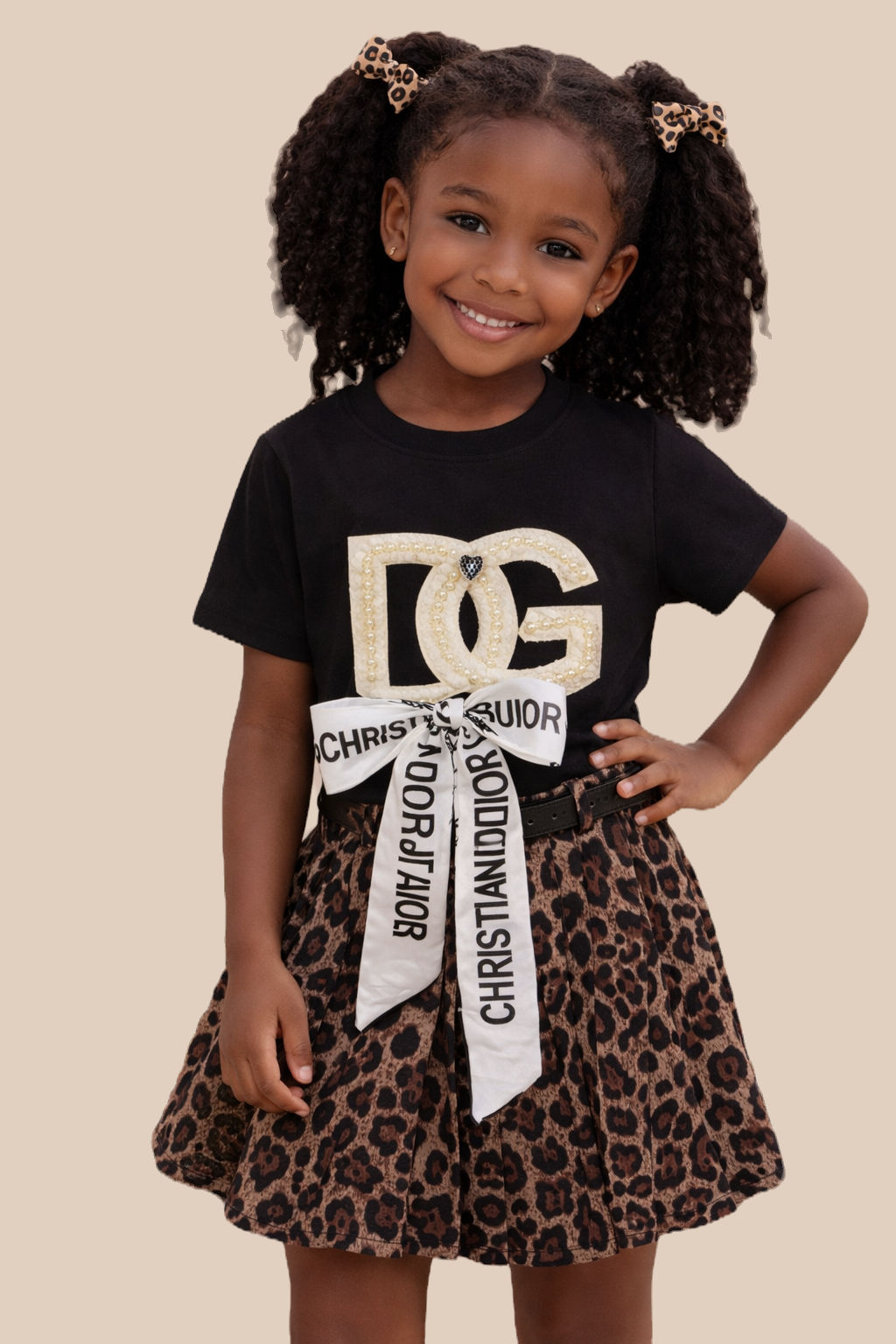 Leopard Print Mini Skirt