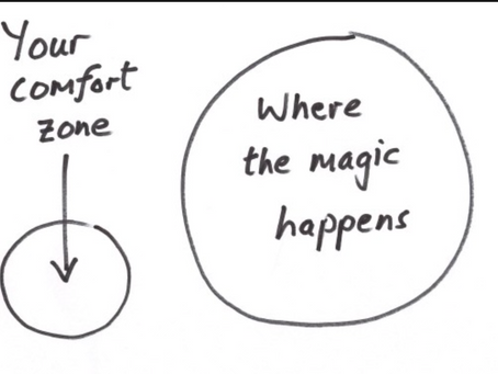 Stepping out of your comfort zone