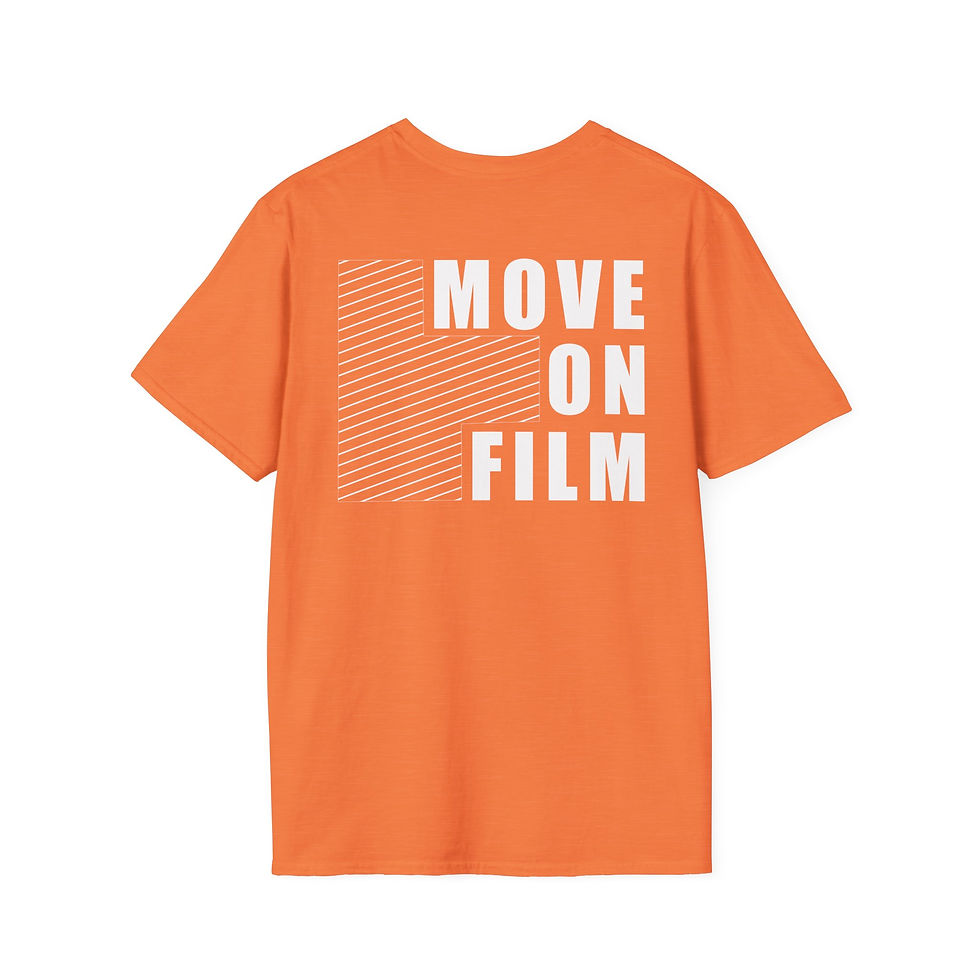 Unisex T-Shirt with Move on Film Tagline - One Day Dance Branded Tee