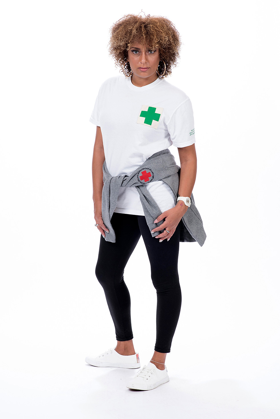 Thumbnail: Women's medicore green badge Tee