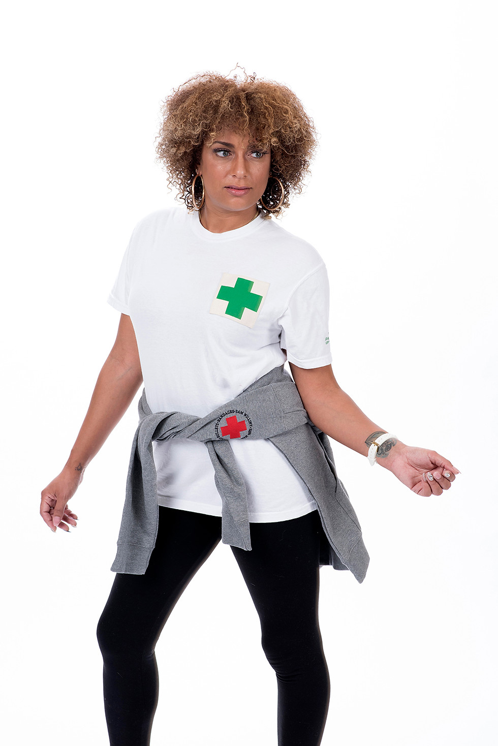 Thumbnail: Women's medicore green badge Tee