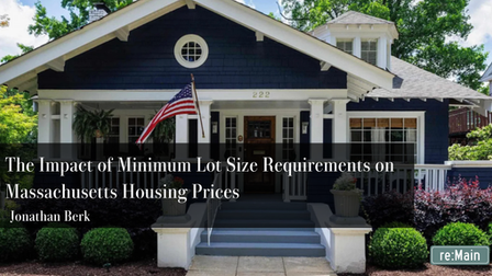 The Impact of Minimum Lot Size Requirements on Massachusetts Housing Prices