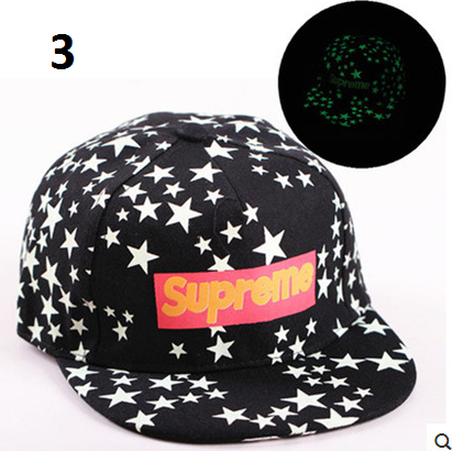 Miniatura: Boné Hip Hop, Cap Snapback de aba reta com iIuminação noturna