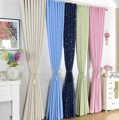Miniatura: Cortinas Blackout - Estrelas modernas, Elegent Bule