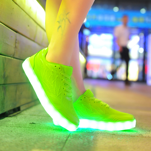 Miniatura: Sapatos que acendem led luminoso