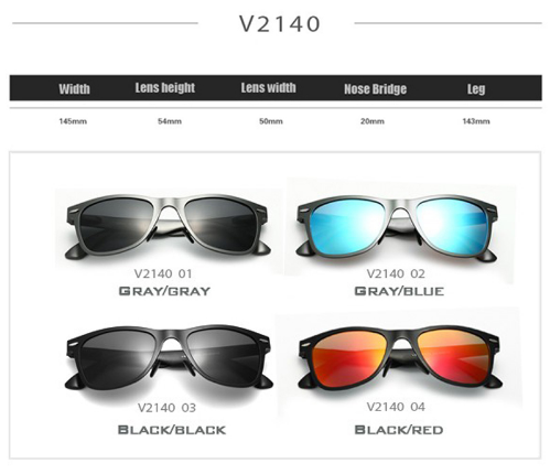 Miniatura: Óculos De Sol para Homens e Mulheres -  Designer De Marca  VEITHDIA Polarizada