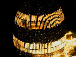 lamp under basket