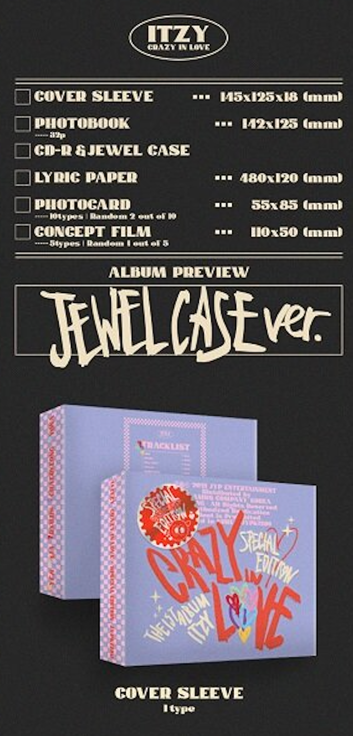 Thumbnail: ITZY – CRAZY IN LOVE [Special Edition] (Jewel Case ver.)