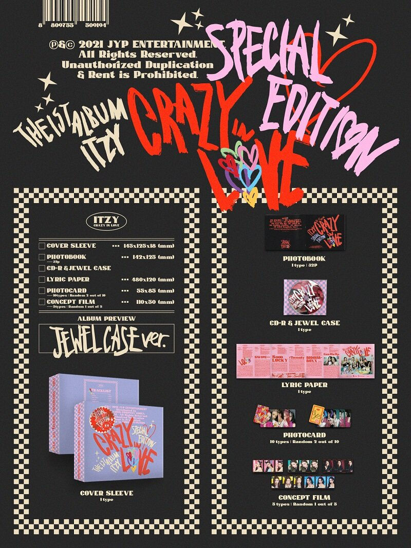 Thumbnail: ITZY – CRAZY IN LOVE [Special Edition] (Jewel Case ver.)