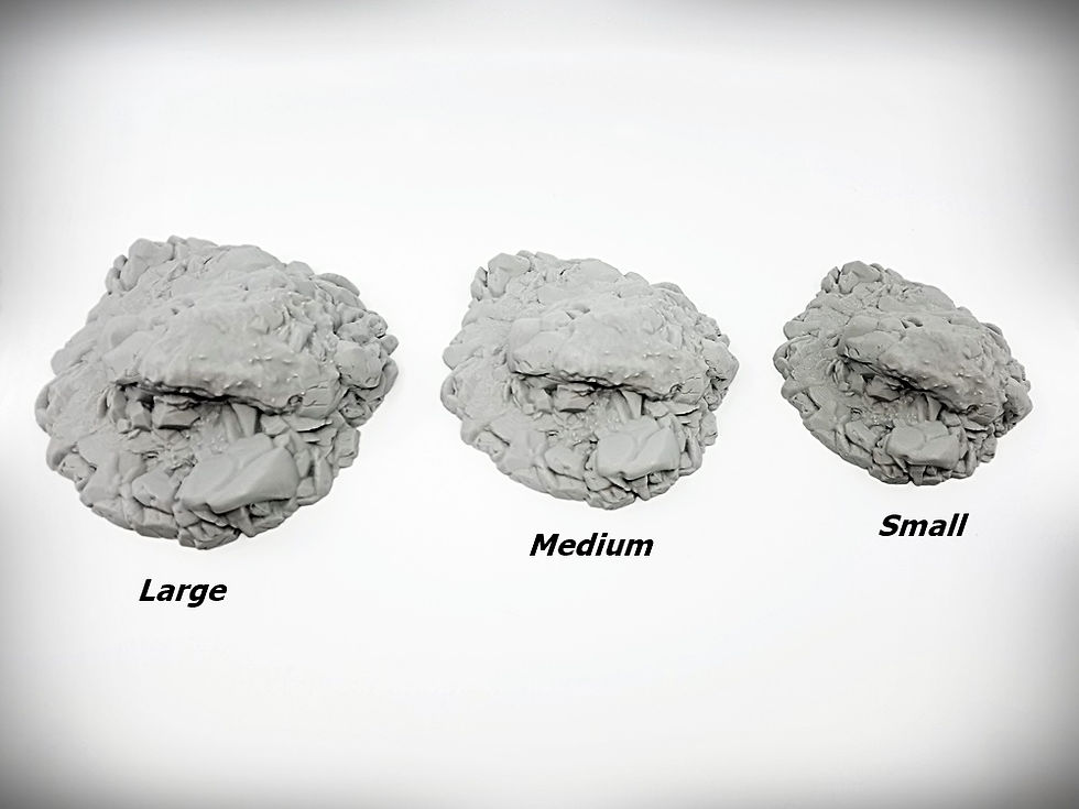 Thumbnail: Dynamic Hills Outcropping D - STL