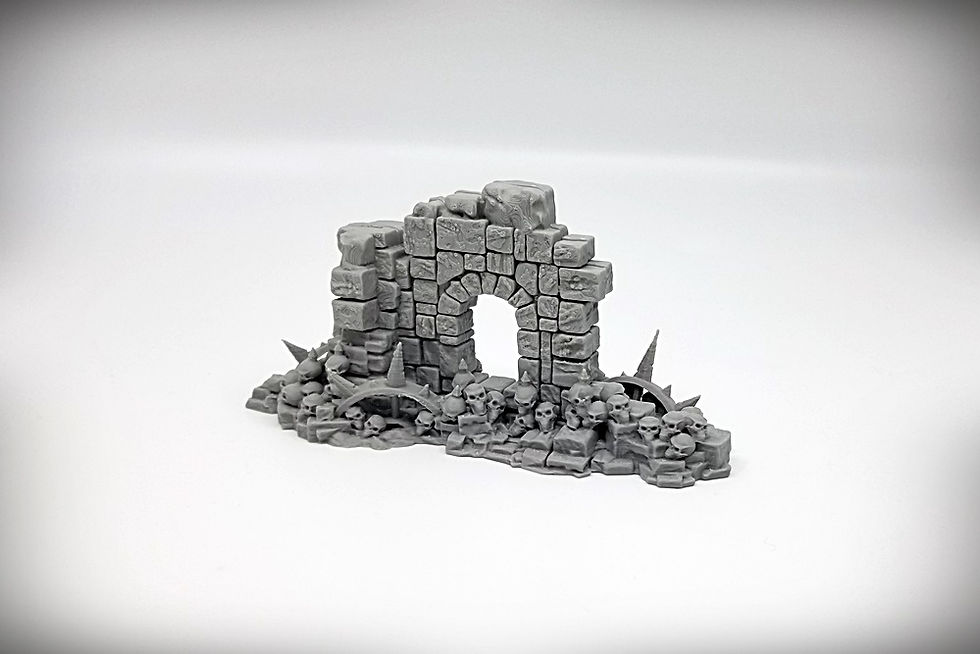 Thumbnail: Single Arch Window: Grimdark - STL