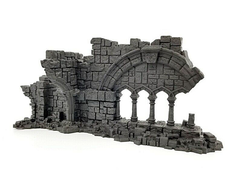 Thumbnail: Ruined Temple Wall A - STL