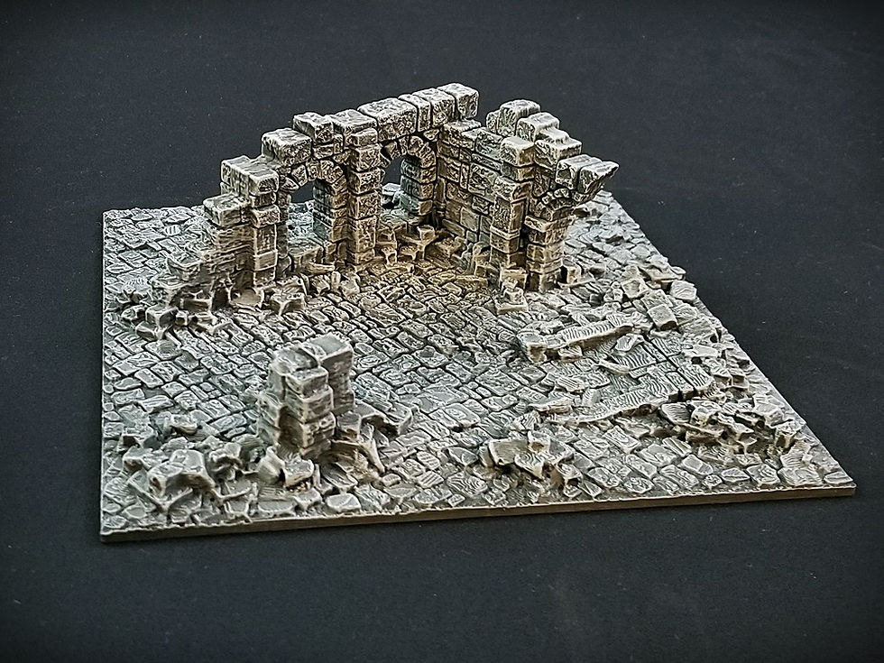 Thumbnail: Ancient Ruined City Modular Tiles: Core Set - STL
