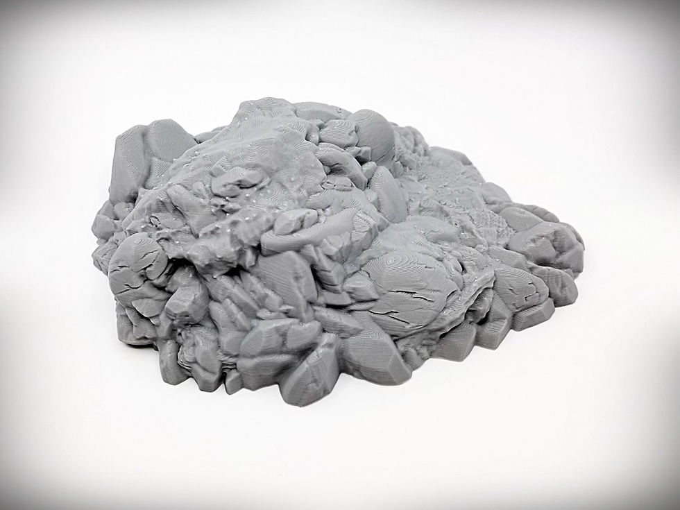 Thumbnail: Dynamic Hills Outcropping D - STL