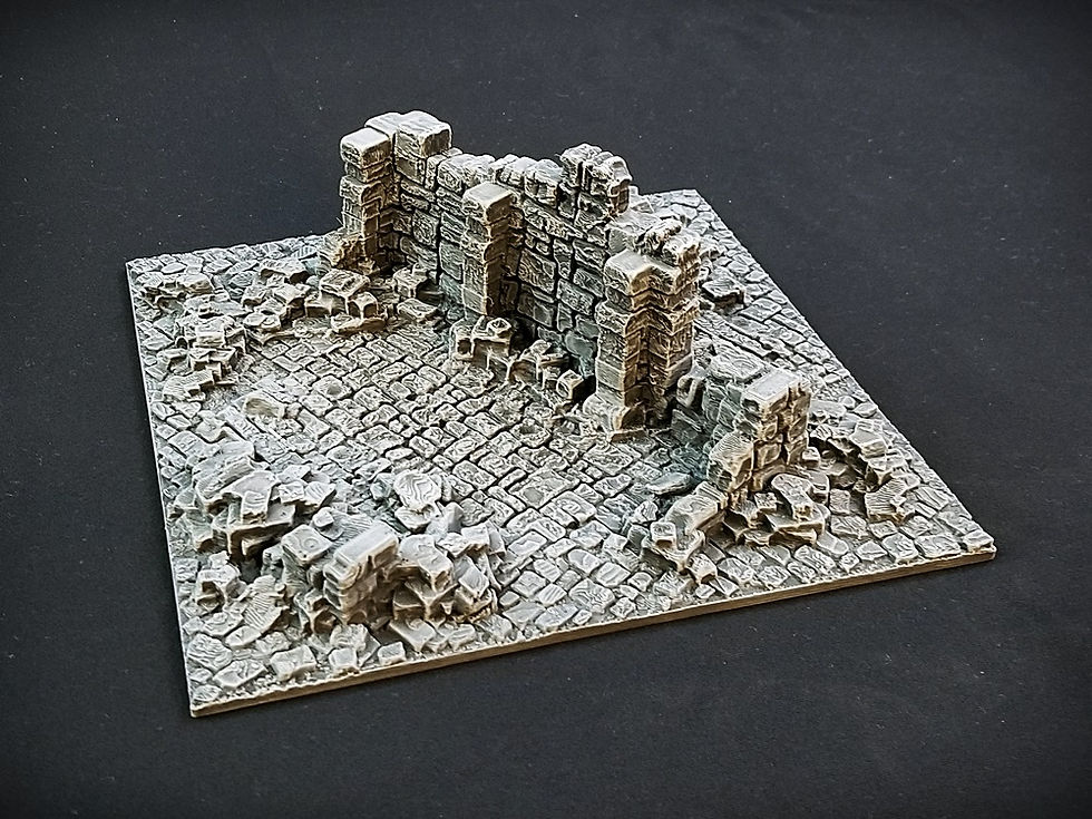 Thumbnail: Large Tile B in Basic Gray