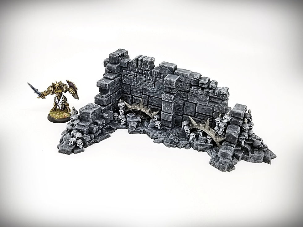 Thumbnail: Basic Corner Wall A: Grimdark - STL