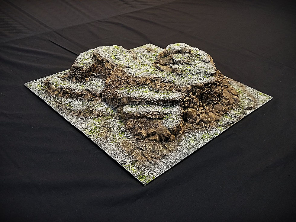 Thumbnail: Dornan's Hill - Rugged Hills Design Master Tiles - STL