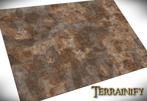 Scrubland Gaming Mat - 44x60 Strike Force | Terrainify