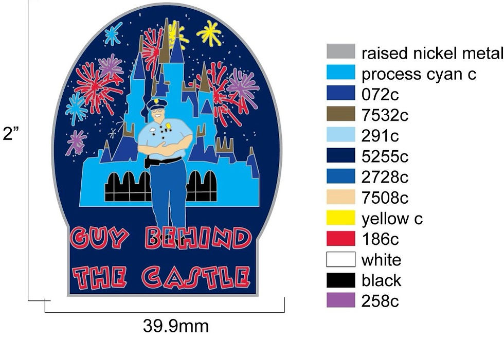 Thumbnail: Guy Behind the Castle Commemorative Pin