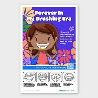 ADA Forever in my Brushing Era poster