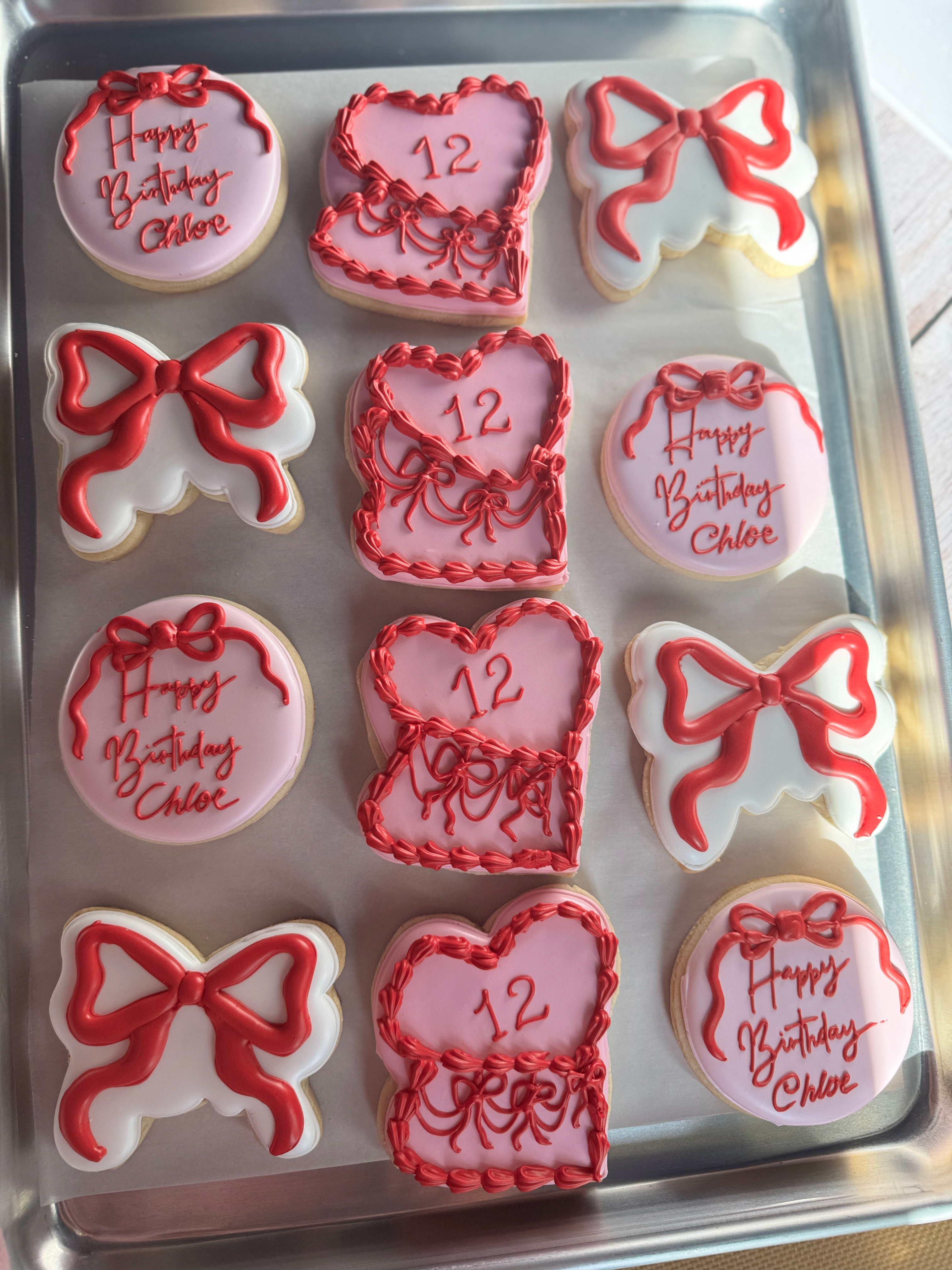 Valentine’s Day sugar cookies /coquete sugar cookies / heart shaped cookies /