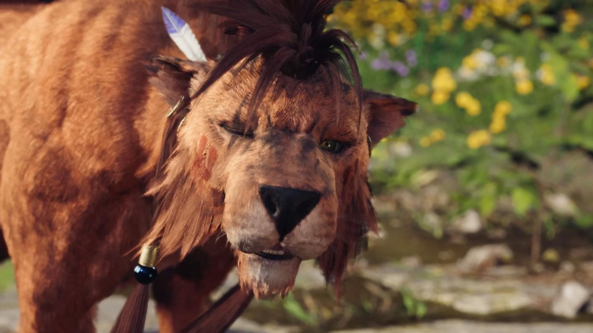 Red XIII o Nanaki in Final Fantasy VII Rebirth