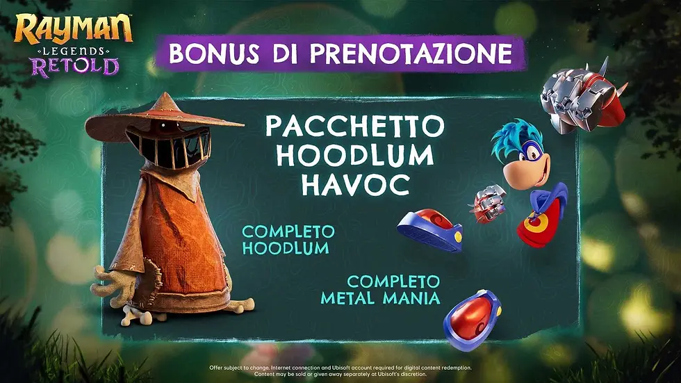 rayman legends retold bonus pre order