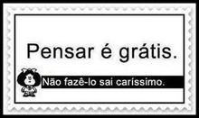 Eu e minha preguiça de pensar!