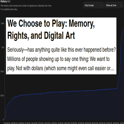 We Choose to Play: Memory, Rights, and Digital Art