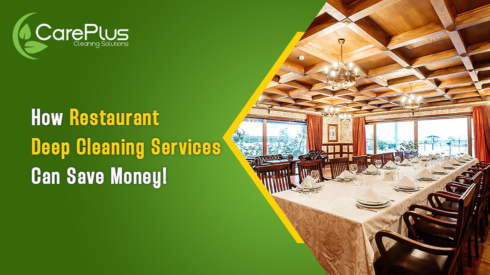 How Restaurant Deep Cleaning Services Can Save Money and Increase