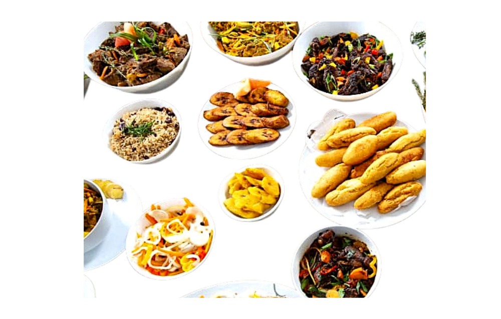 Arranged Food and Objects