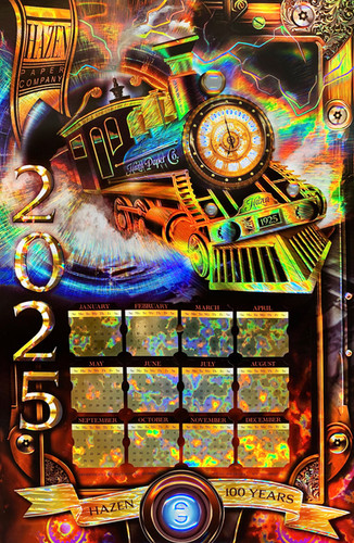2025 TIME TRAVELER CALENDAR | HAZEN