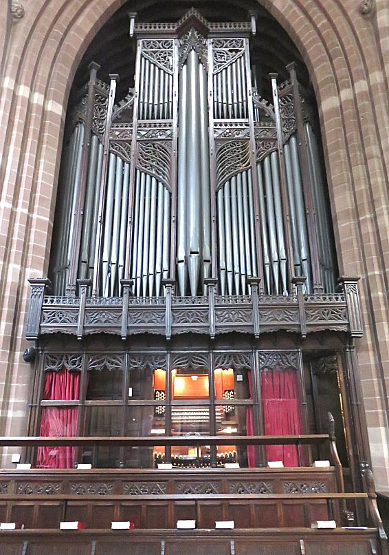 The organ at Mossley Hill Church, Liverpool