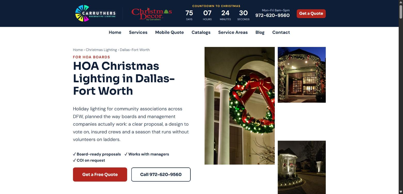 Christmas Decor Dallas