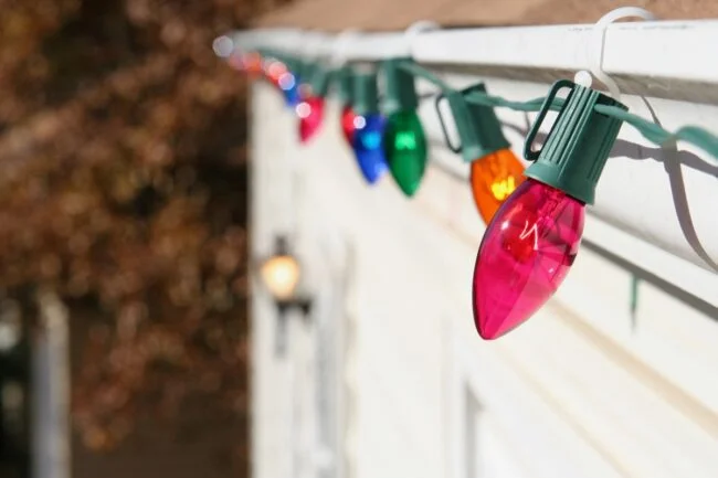 DIY Multicolor Holiday Lights - How to Maintain Christmas Lights in New Hampshire