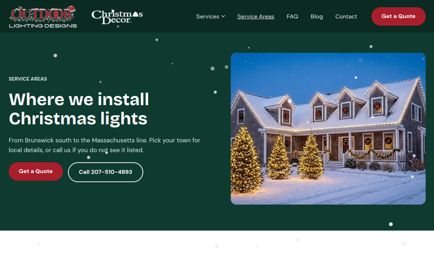 Outdoor Lighting Designs website gallery