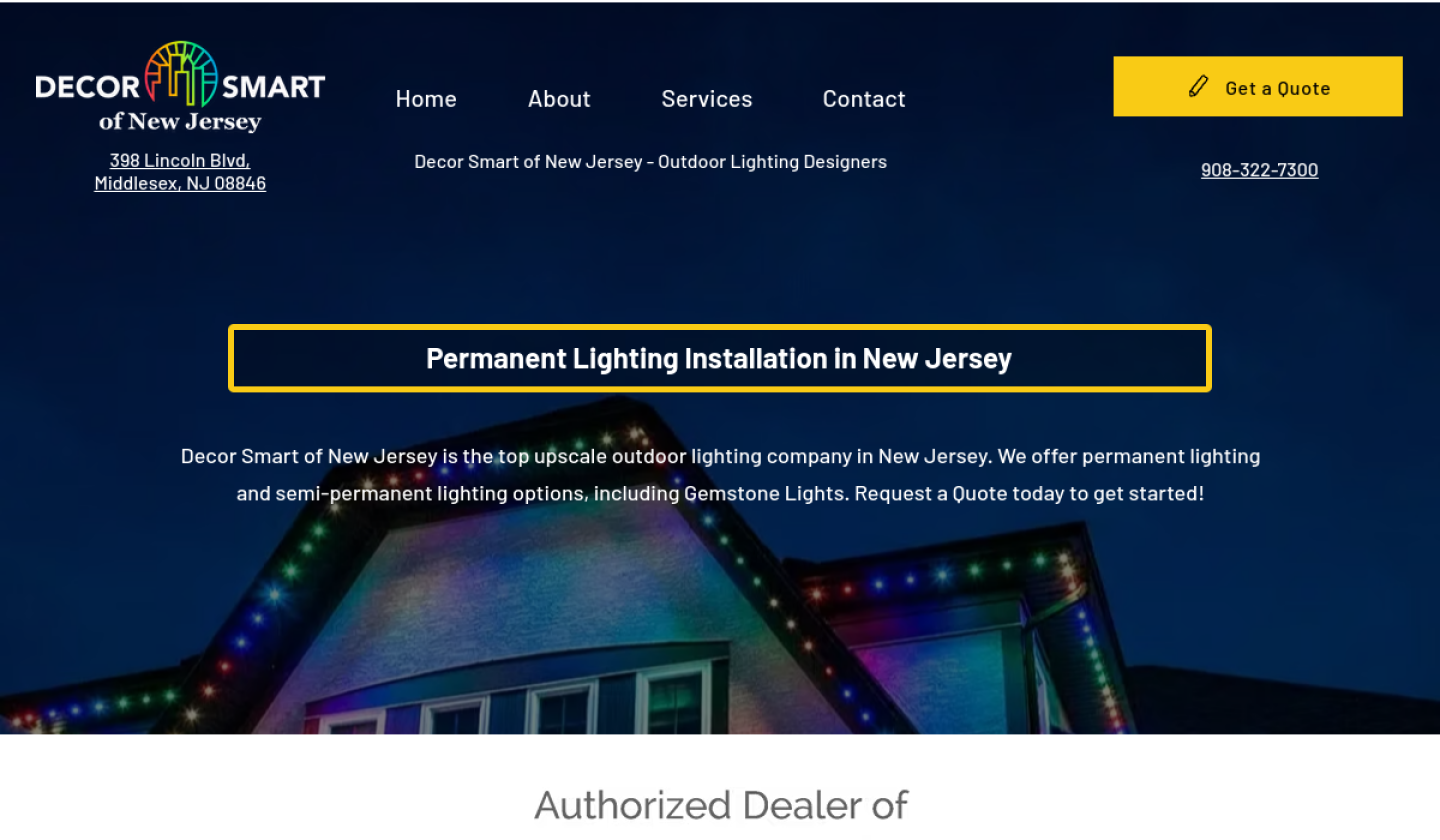 Decor Smart of New Jersey website gallery