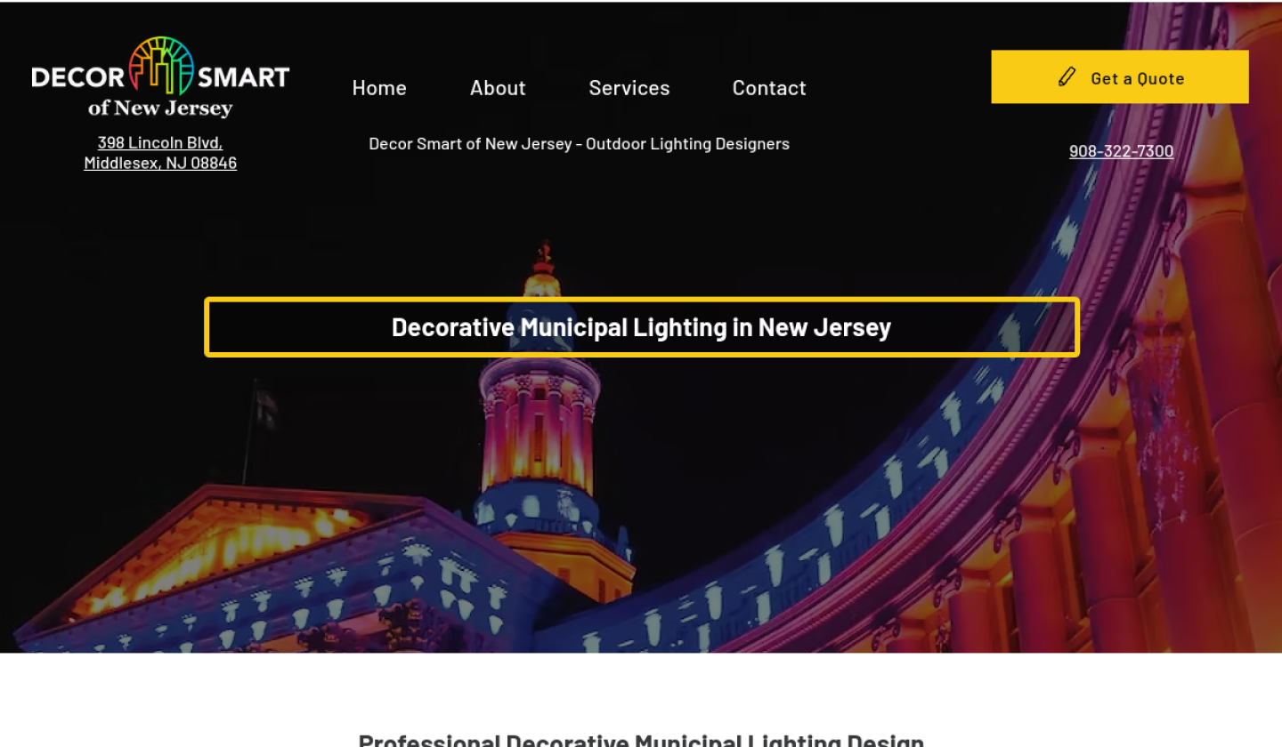 Decor Smart of New Jersey website gallery