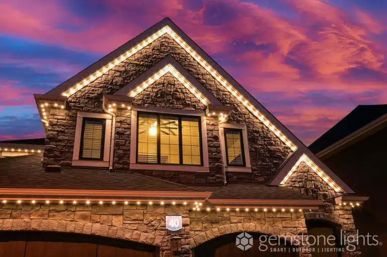 Gemstone Lights | Stone House | Outdoor Lighting Designs