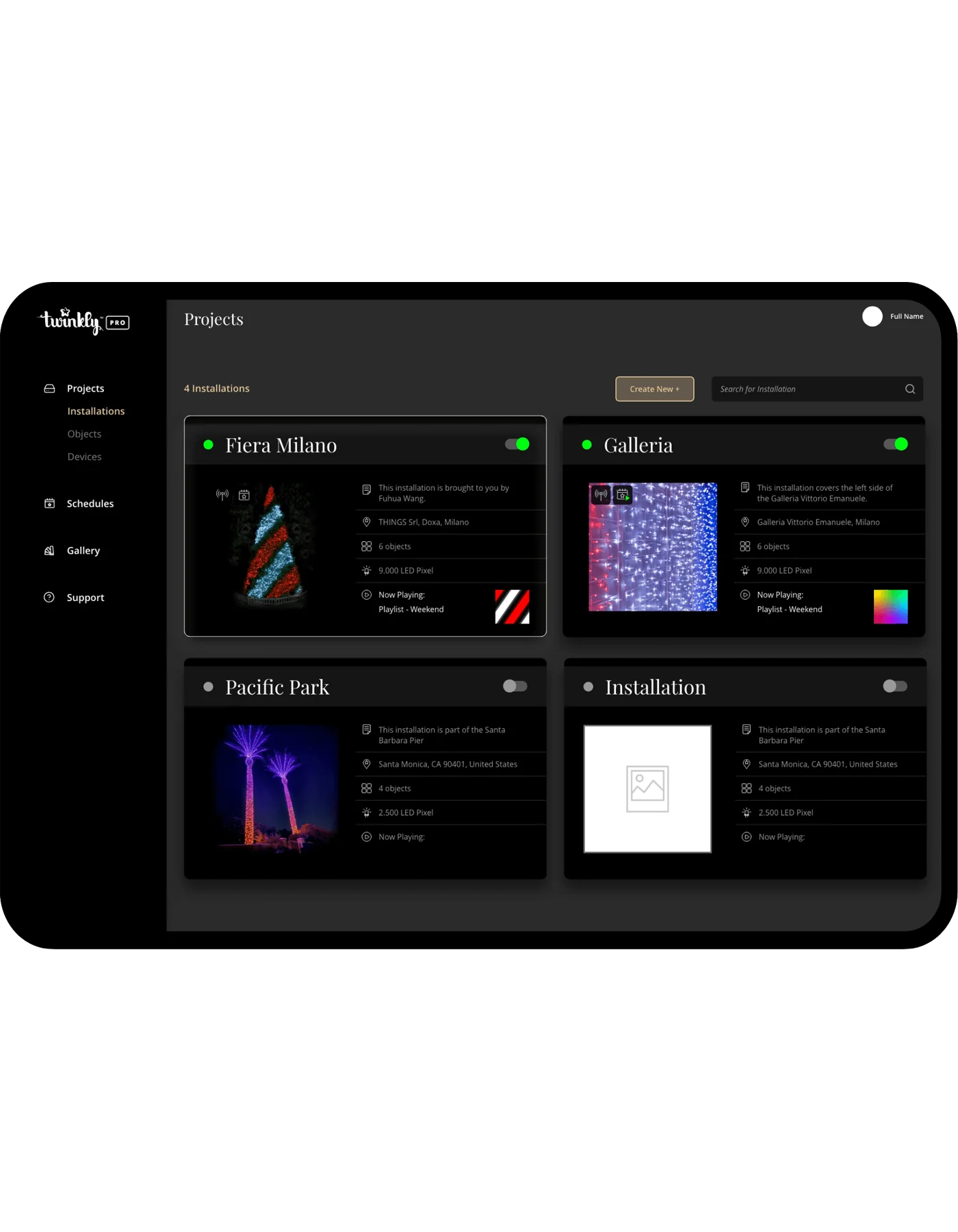 Twinkly Pro App | Outdoor Lighting Designs