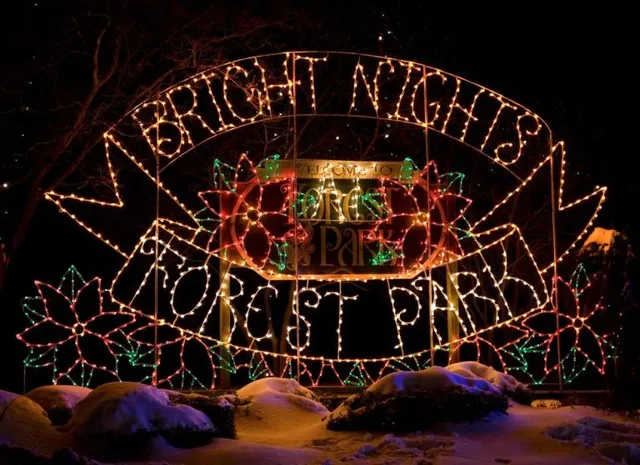 Christmas Lights - Bright Nights at Forest Park - Springfield, Massachusetts