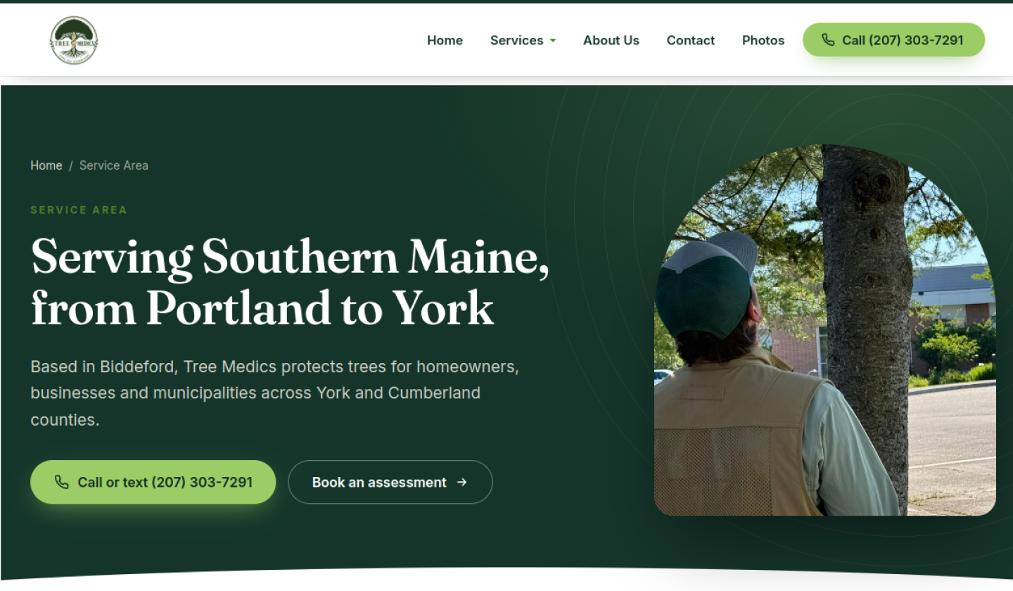 Tree Medics website gallery