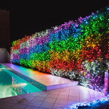 Twinkly Hedge | Outdoor Lighting Designs