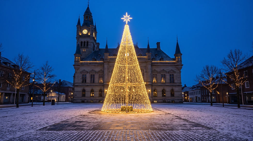 Giant Christmas Trees for Towns and Properties