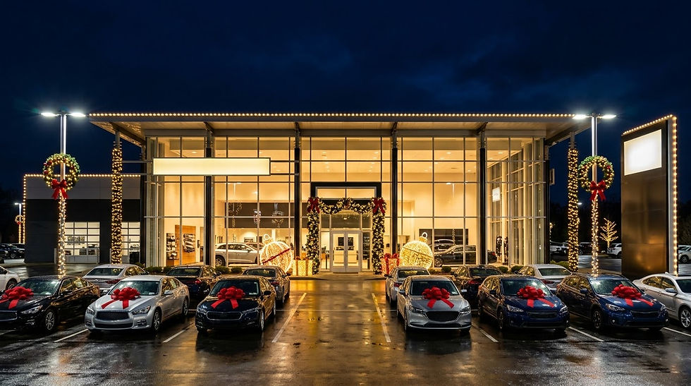 Car Dealership Christmas and Outdoor Lighting
