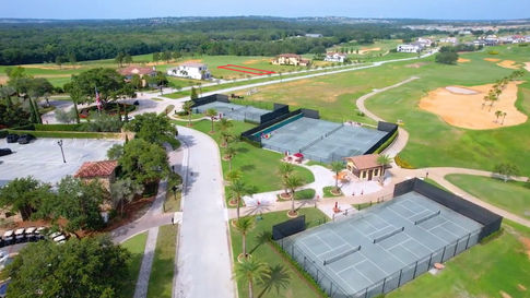 Aerial view of the Bella Collina community - Montverde, FL