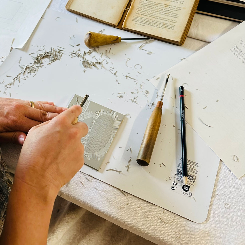 Groupe 1: Cours régulier de gravure