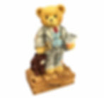 Bear in Suit figurine front view