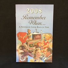 2008 Remember When Kardlet front cover view