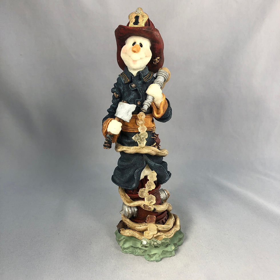 Fireman Boyd Folkstone Snowman front view